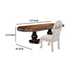 Faya Dining Table | 76-112" Extendable | Cherry Brown Solid Wood