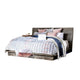 Rene Queen Bed with Low Profile Platform Design | Light Walnut Wood