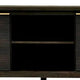 Larry TV Stand Cabinet | 2 Door | Shelves | 72" Dark Black Brown Wood