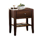 Finn 5pc Queen Bed Set | 2 Nightstands | Dresser | Mirror | Dark Brown