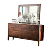 Finn 5pc Queen Bed Set | 2 Nightstands | Dresser | Mirror | Dark Brown