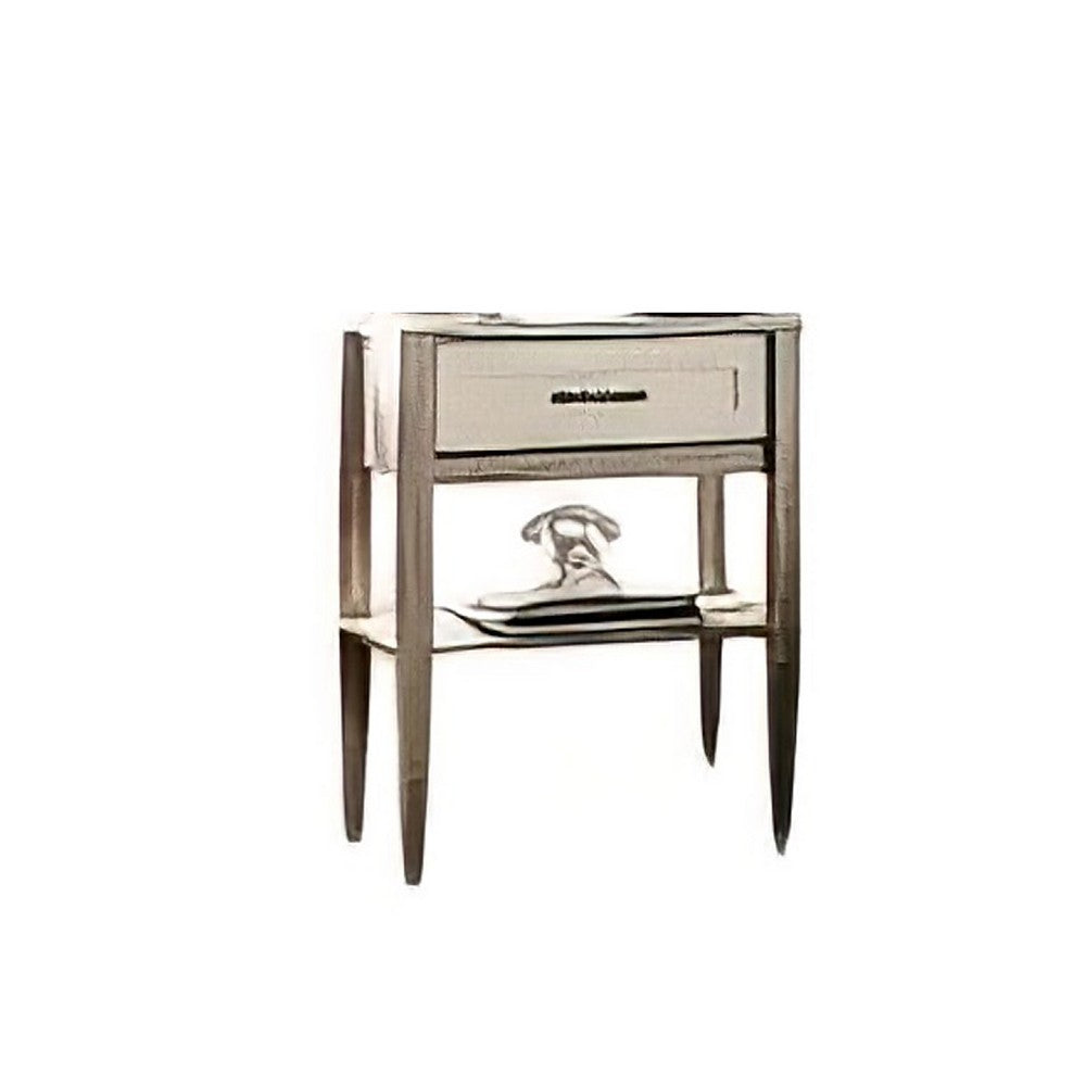 Flem 4pc Queen Bed Set | Nightstand | Dresser | Mirror | White Wood