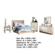 Erie Queen Bed Set | Dresser | Chest Nightstand Mirror | White Wood