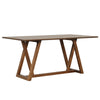 Namie Counter Height Dining Table | Brown Rectangular 78" Wood Top