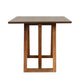 Namie Counter Height Dining Table | Brown Rectangular 78" Wood Top