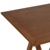 Namie Counter Height Dining Table | Brown Rectangular 78" Wood Top