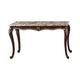 Liana Marble Console Table | Cherry Brown Pine Wood | Rectangular 52"