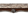 Liana Marble Console Table | Cherry Brown Pine Wood | Rectangular 52"