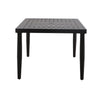 Fena Patio Dining Table | Brown Aluminum | Rectangular 72"