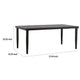 Fena Patio Dining Table | Brown Aluminum | Rectangular 72"
