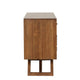Namie Sideboard Buffet Console | Brown Wood | 2 Drawers | Doors | 56"