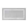 Ion Dining Table | Gray Rubberwood | White Marble Inlay | 78-102"