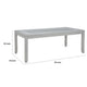 Ion Dining Table | Gray Rubberwood | White Marble Inlay | 78-102"