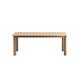 Heya Patio Dining Table | Natural Brown Acacia Wood | Extendable 78-97"