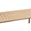 Heya Patio Dining Table | Natural Brown Acacia Wood | Extendable 78-97"