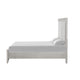 Ion King Bed | Storage Footboard | Picture Frame Moldings | Gray Wood