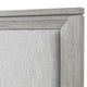 Ion King Bed | Storage Footboard | Picture Frame Moldings | Gray Wood