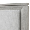 Ion Queen Bed | Storage Footboard | Picture Frame Moldings | Gray Wood