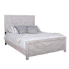 Bisca Cali King Bed w Chevron Patterned Design | Driftwood Gray Finish