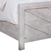 Bisca Cali King Bed w Chevron Patterned Design | Driftwood Gray Finish
