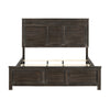 Aani Full Size Bed | Framed Headboard | Farmhouse Nutmeg Brown