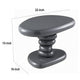 Fory End Table I 22" Asymmetric Stacked Pebble Base I High Gloss Gray
