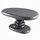 Fory End Table I 30" Asymmetric Stacked Pebble Base I High Gloss Gray