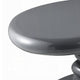 Fory End Table I 30" Asymmetric Stacked Pebble Base I High Gloss Gray