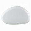 Vayu Coffee Table I 30" Asymmetric Pebble Design I High Gloss White