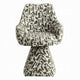 Peny Swivel Accent Chair | Green & White Printed Fabric