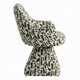 Peny Swivel Accent Chair | Green & White Printed Fabric