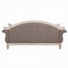 Fil Classic Sofa with 4 Pillow | Button Tufting | Antique White Trim 88"