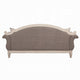 Fil Classic Sofa with 4 Pillow | Button Tufting | Antique White Trim 88"