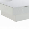 Keya Coffee Table | 43" Square Plinth Top | High Gloss White Finish