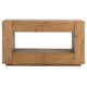 Ayma Sofa Console Table | 4 Drawers | 54" Rectangular | Oak Brown