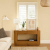 Ayma Sofa Console Table | 4 Drawers | 54" Rectangular | Oak Brown