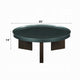 Lexy Coffee Table | 35" Round Top | Low Profile High Gloss Blackish Green