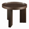 Lexy Side End Table | 24" Round Top | High Gloss Blackish Green