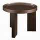 Lexy Side End Table | 24" Round Top | High Gloss Blackish Green