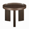 Lexy Side End Table | 24" Round Top | High Gloss Blackish Green