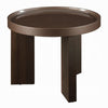 Lexy Side End Table | 24" Round Top | High Gloss Blackish Green