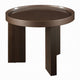 Lexy Side End Table | 24" Round Top | High Gloss Blackish Green