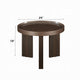 Lexy Side End Table | 24" Round Top | High Gloss Blackish Green