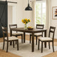Dexy Dining Table | 59" Rectangular Top | Farmhouse Walnut Brown