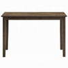 Dexy Dining Table | 47" Rectangular Top | Farmhouse Walnut Brown