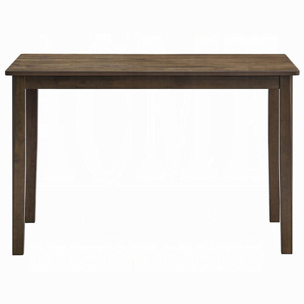 Dexy Dining Table | 47" Rectangular Top | Farmhouse Walnut Brown