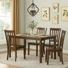 Dexy Dining Table | 47" Rectangular Top | Farmhouse Walnut Brown