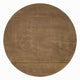 Dexy Dining Table | 35" Round Top | Farmhouse Walnut Brown Wood