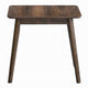 Fexy Side End Table | 24" Square Top w Angled Legs | Walnut Brown