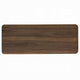Fexy Sofa Console Table | 48" Top w Lower Shelf | Walnut Brown